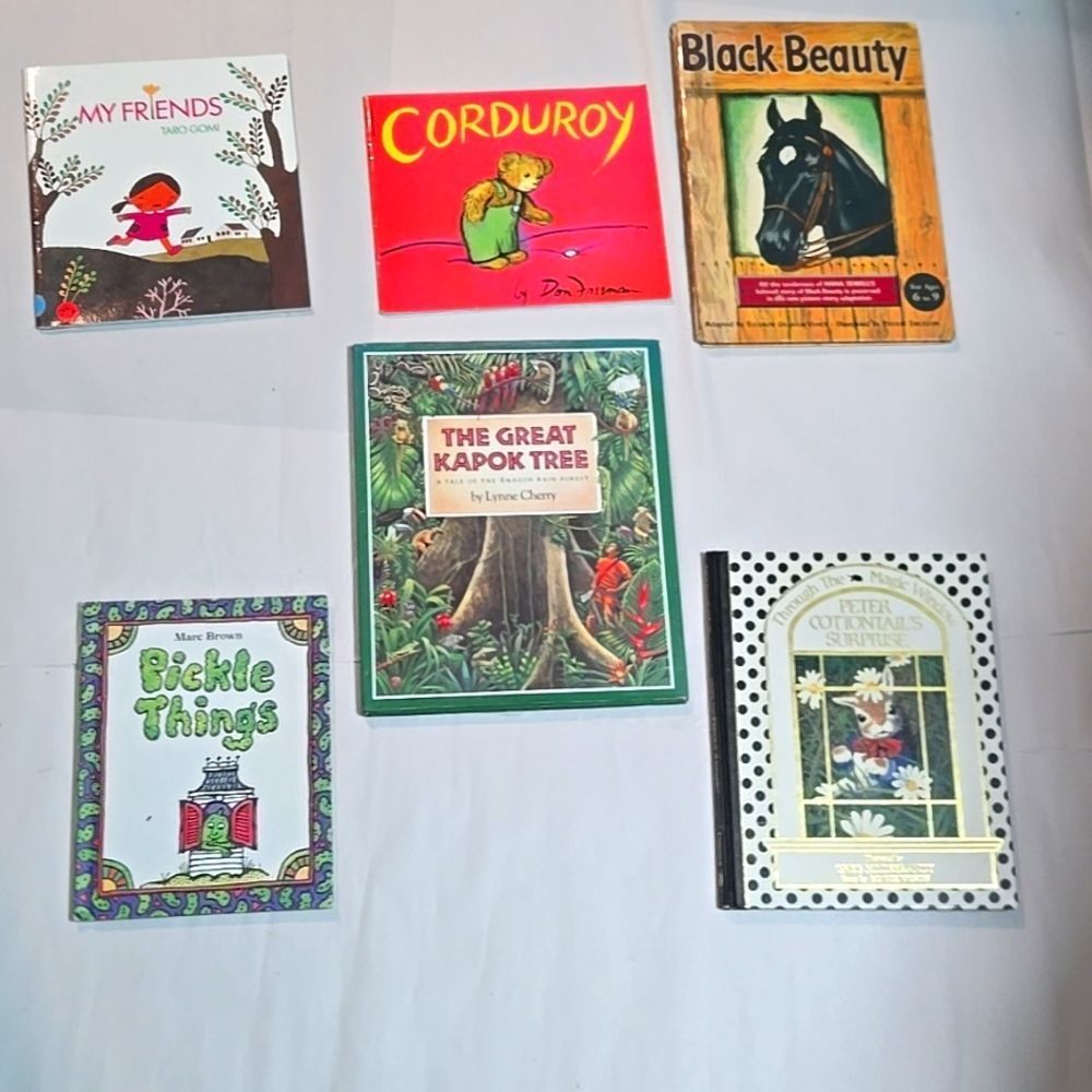 Vintage 80's 90's First Edition Nostalgic Children's Illustrations Book Lot